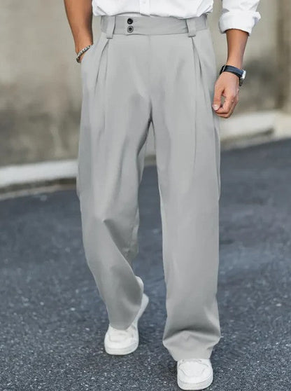 Comfortable Men's Loose Fit Trousers