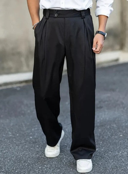 Comfortable Men's Loose Fit Trousers