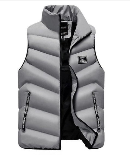 Men's Sleeveless Modern Transitional Jacket