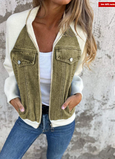 Fashionable Women's Denim Jacket Trend