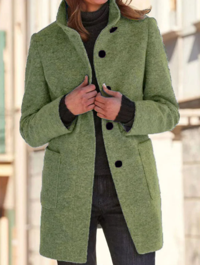 Elegant Button-Down Coat for Women Style