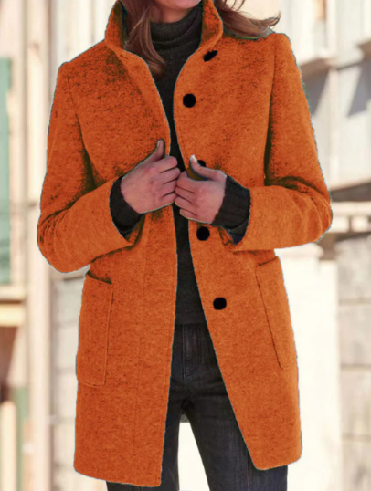 Elegant Button-Down Coat for Women Style