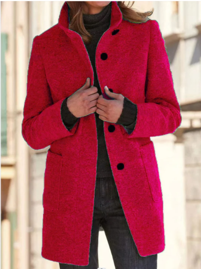 Elegant Button-Down Coat for Women Style