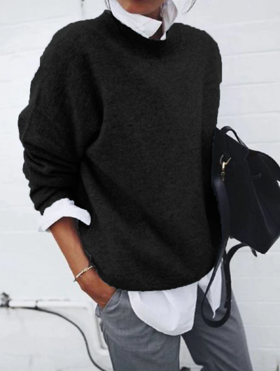 Weicher Damenpullover Warm und Bequem - IdealeKleiden