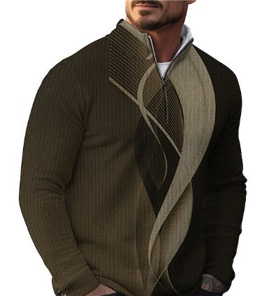 Casual Men's Sweater with Cool Prints