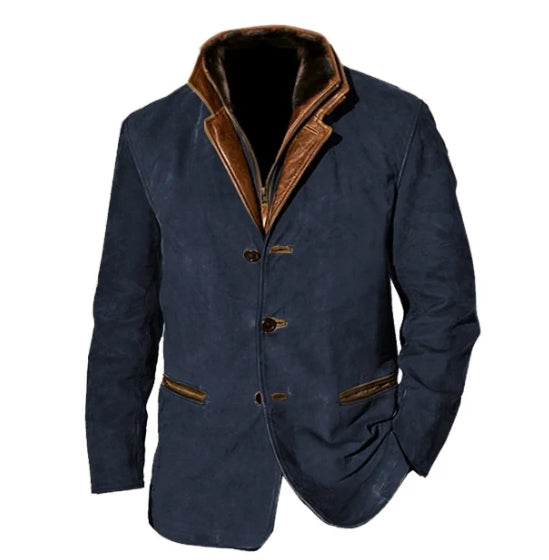 Men's Modern Suede Leather Jacket