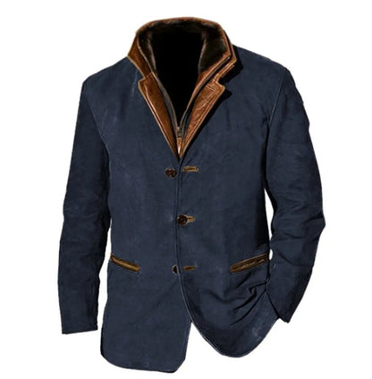 Men's Modern Suede Leather Jacket
