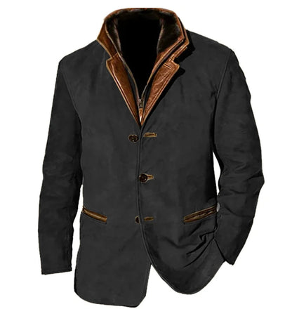 Men's Modern Suede Leather Jacket
