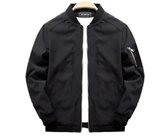 Men's Transitional Jacket Zipper Cuffs
