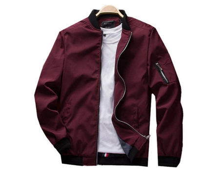 Men's Transitional Jacket Zipper Cuffs
