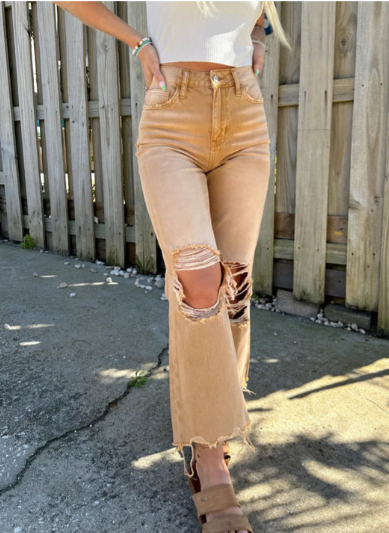 Ripped Jeans Women Trendy Style