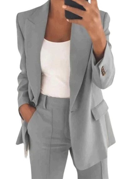 Men's Blazer Set: Suit Jacket and Trousers