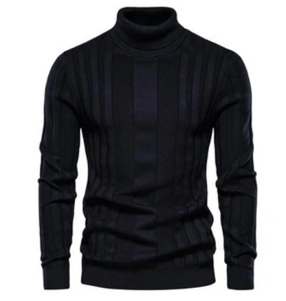 Slim Fit Roll Neck Jumper Modern Design