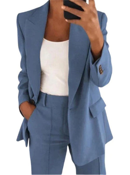 Men's Blazer Set: Suit Jacket and Trousers