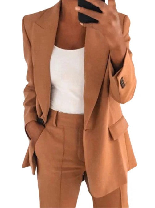 Men's Blazer Set: Suit Jacket and Trousers