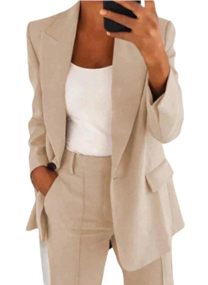 Men's Blazer Set: Suit Jacket and Trousers
