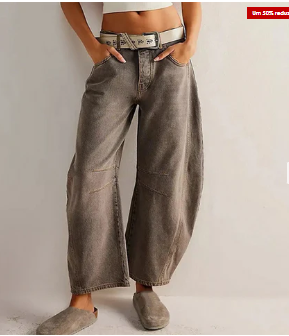 Comfortable Women's Jeans Wide Leg Comfort Fit