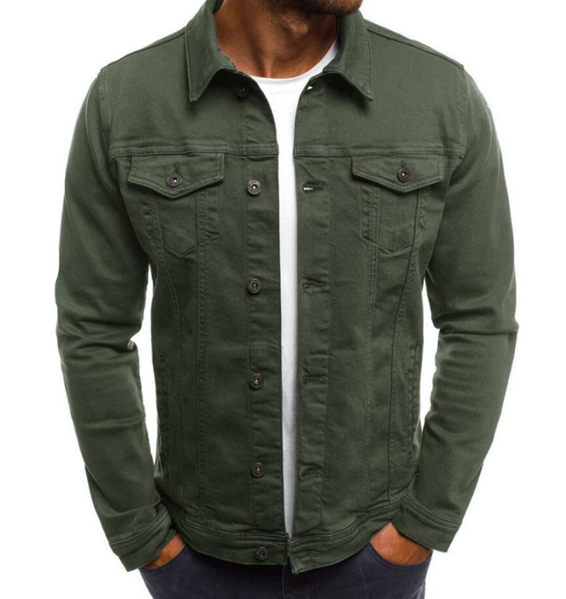 Men's Jacket Leather Modern Casual