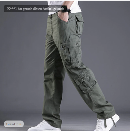 David - Men's Cargo Trousers Modern Slimfit