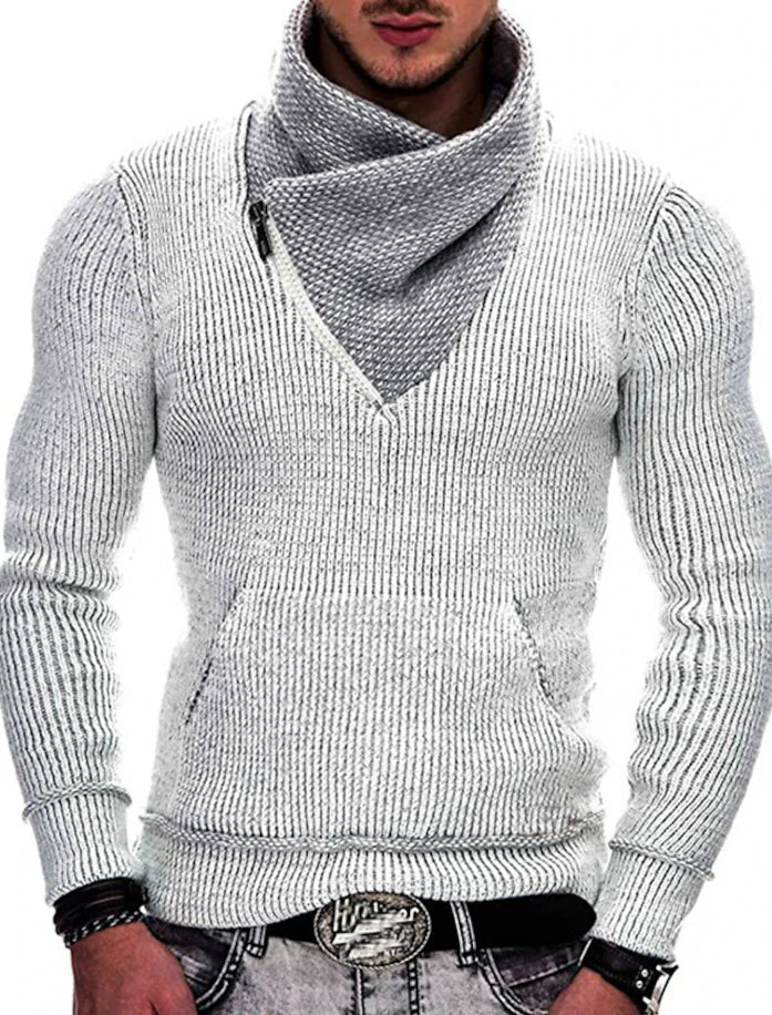 Fashionable Men's Knitted Sweater Harajuku Style