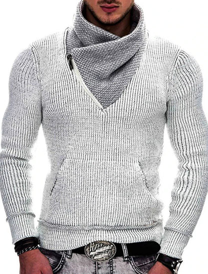 Fashionable Men's Knitted Sweater Harajuku Style