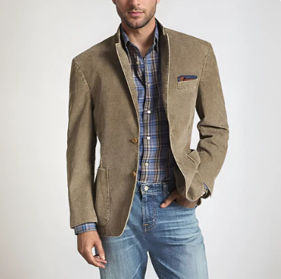 Herren Blazer Robust Ripstop Baumwolle - IdealeKleiden