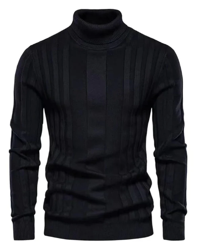 Men's Turtleneck Sweater Elegant Design