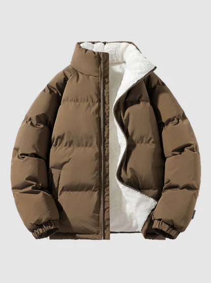 Warm Down Jacket Fleece Lined Women's