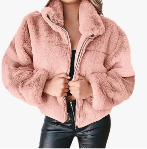 Women's Winter Jacket Teddy Stylish Warm