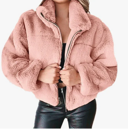 Women's Winter Jacket Teddy Stylish Warm