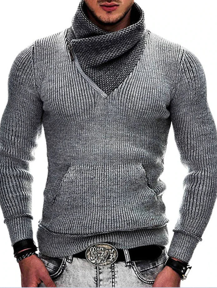 Fashionable Men's Knitted Sweater Harajuku Style