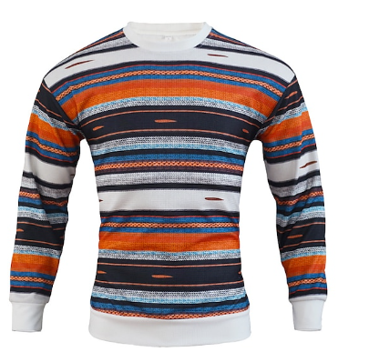 Men's Ribbed Crew Neck Sweater