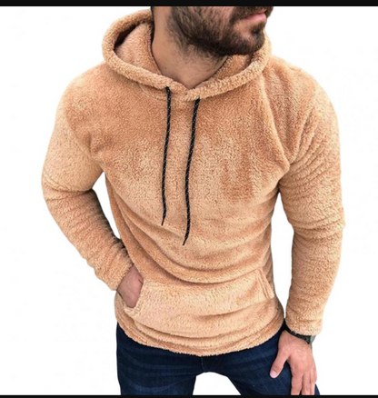 Cozy Fluffy Hoodie for Men