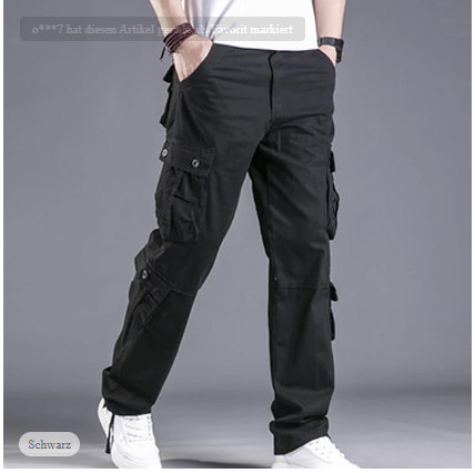 David - Men's Cargo Trousers Modern Slimfit