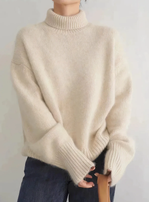 Weiche Rollkragenpullover Damen Sonja - IdealeKleiden
