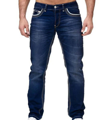 Men's Jeans Straight Leg Classic Denim