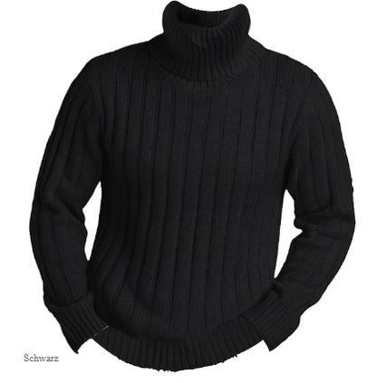 Men's Casual Roll Neck Jumper
