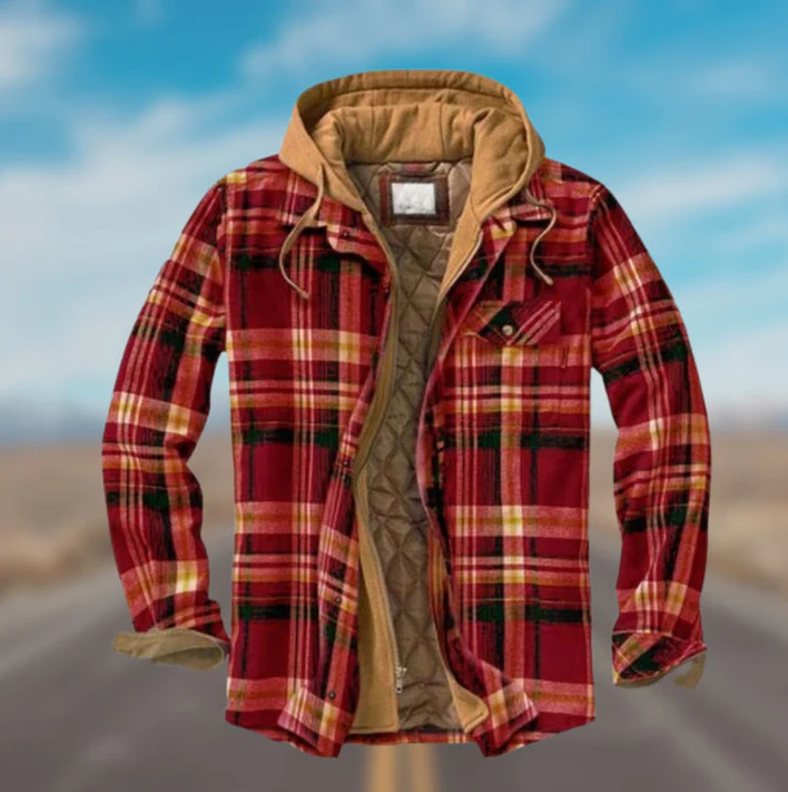 Men's Hooded Jacket Sporty Warm