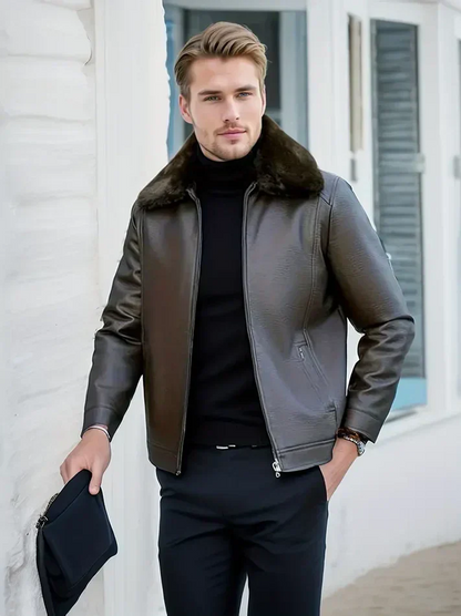 Men's Winter Coat Modern Elegant
