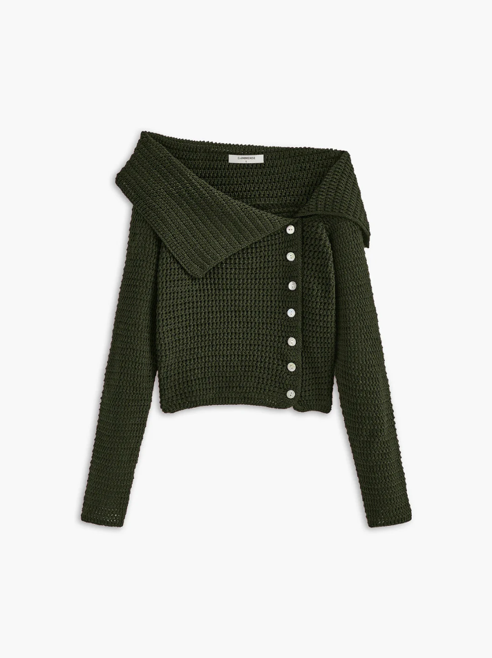 Women's Asymmetrical Knit Top
