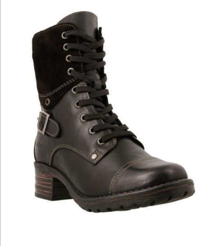 Elegant Women's Biker Boots Retro Style Chunky Sole