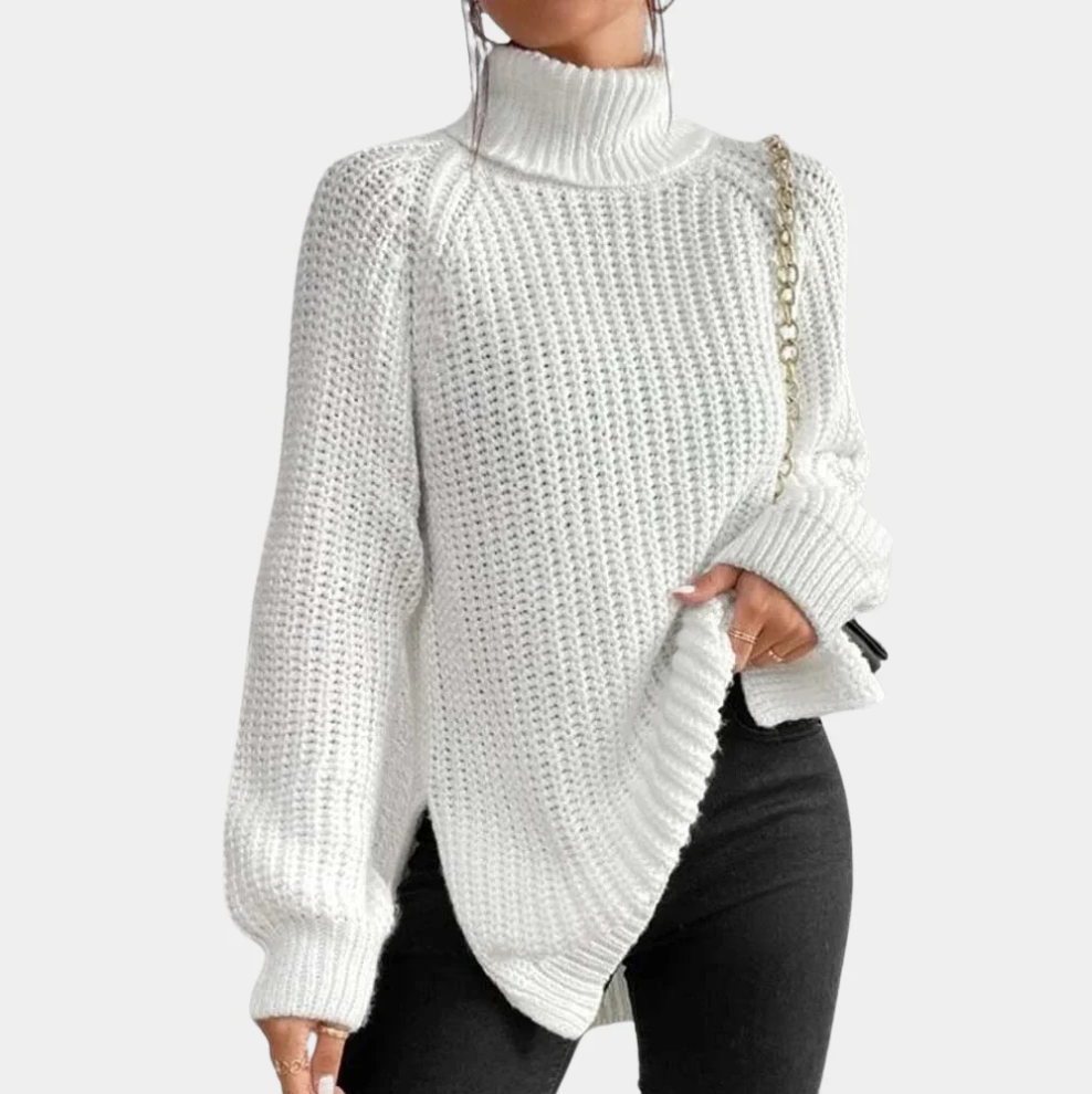 Women's Luxury Turtleneck Sweater Soft and Elegant