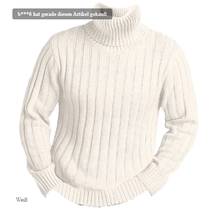 Men's Casual Roll Neck Jumper