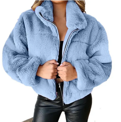 Women's Winter Jacket Teddy Stylish Warm