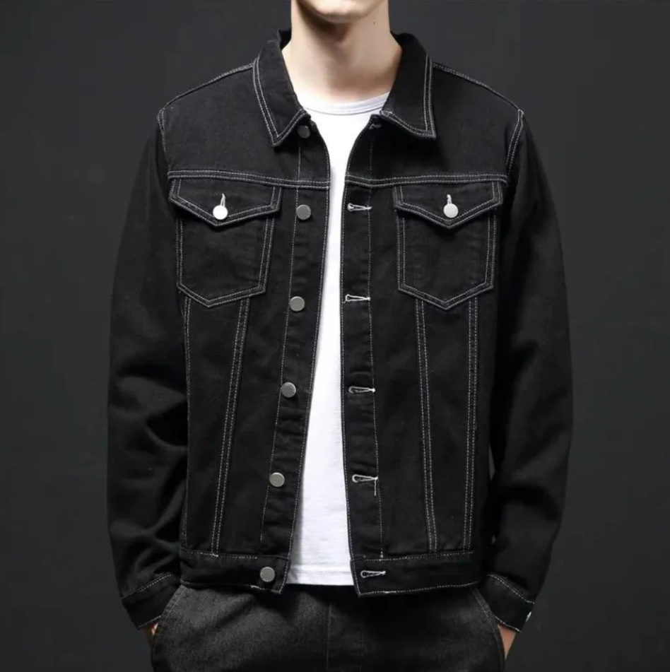 Men's Winter Quilted Jacket Buttons