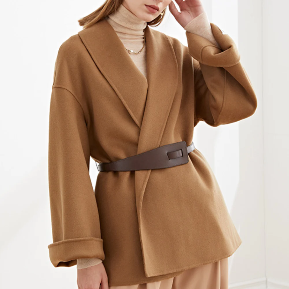 Aviva - Elegant Women's Jacket with Belt Design