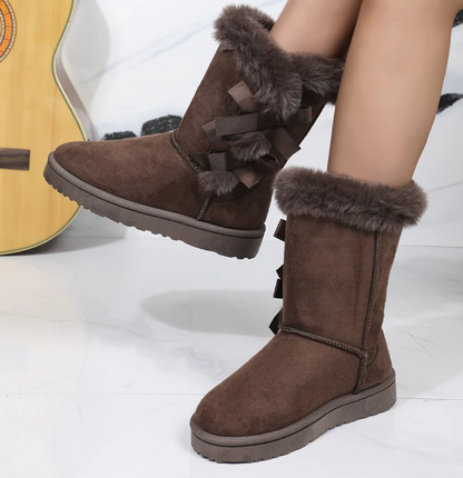 Remy Snow Boots for Women Rose Warm Fur Lining