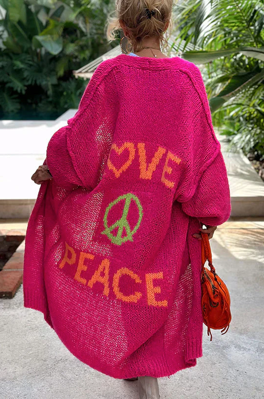 Soft Women's Long Elegant Cardigan