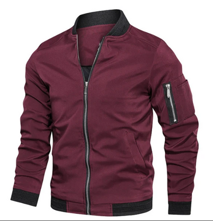Linde Men's Sporty Bomber Jacket