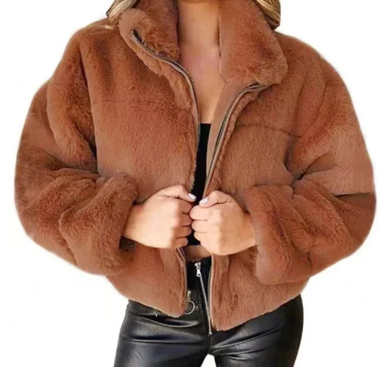 Women's Winter Jacket Teddy Stylish Warm